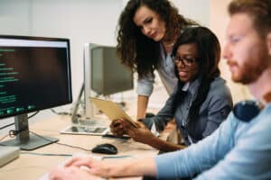 IT Professionals Working on Disaster recovery plans